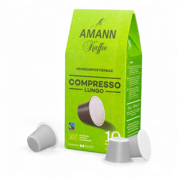 Compresso компостеруеми капсули LUNGO